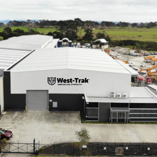 Drone shot of the exterior of the new Auckland branch